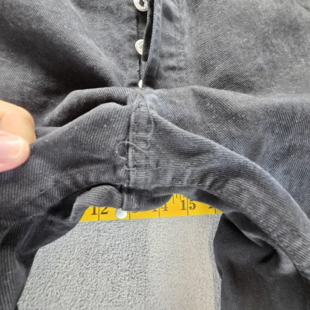 Vintage‎ Levis 501 Jeans Mens Black Straight Button Fly Made in USA Fits 30x32